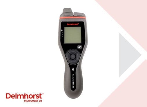 Delmhorst BDX-30 pin moisture meter for solid wood and building materials. Reference equipment photograph.