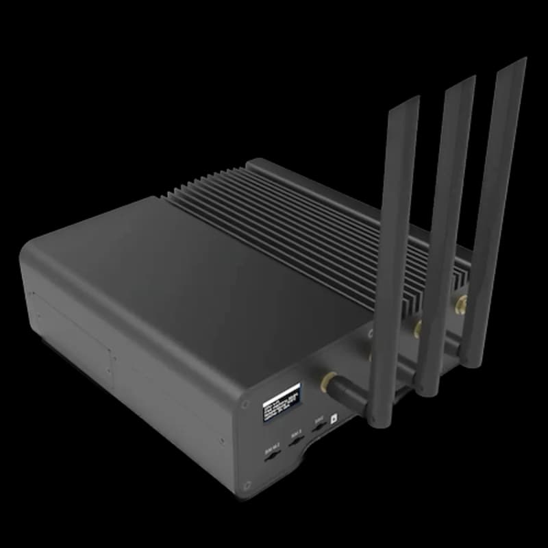 EpiSensor manufacturer product presentation of the ZGW-20 monitoring gateway. Manufacturer product illustration.