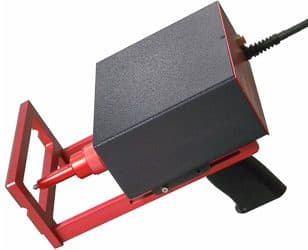 Pannier handheld dot peen marking head with gripping handles. Reference equipment photograph.