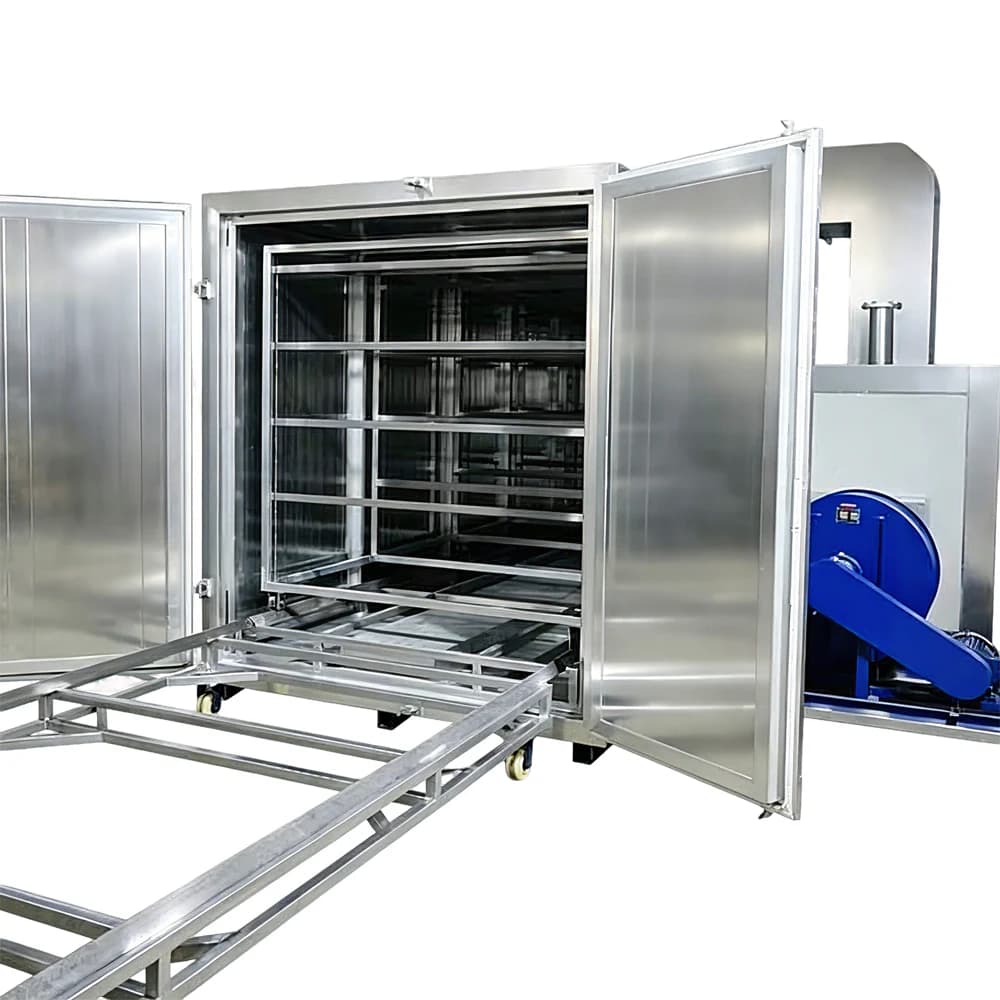 COLO-5219 gallery view with open doors, internal rack and external transfer rails.