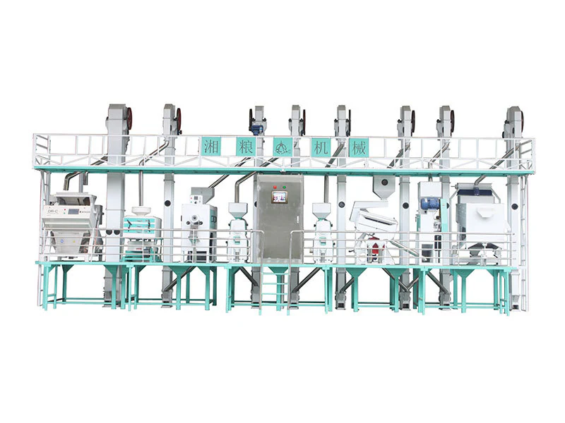 Manufacturer reference view of CTNM30-family rice-processing machinery