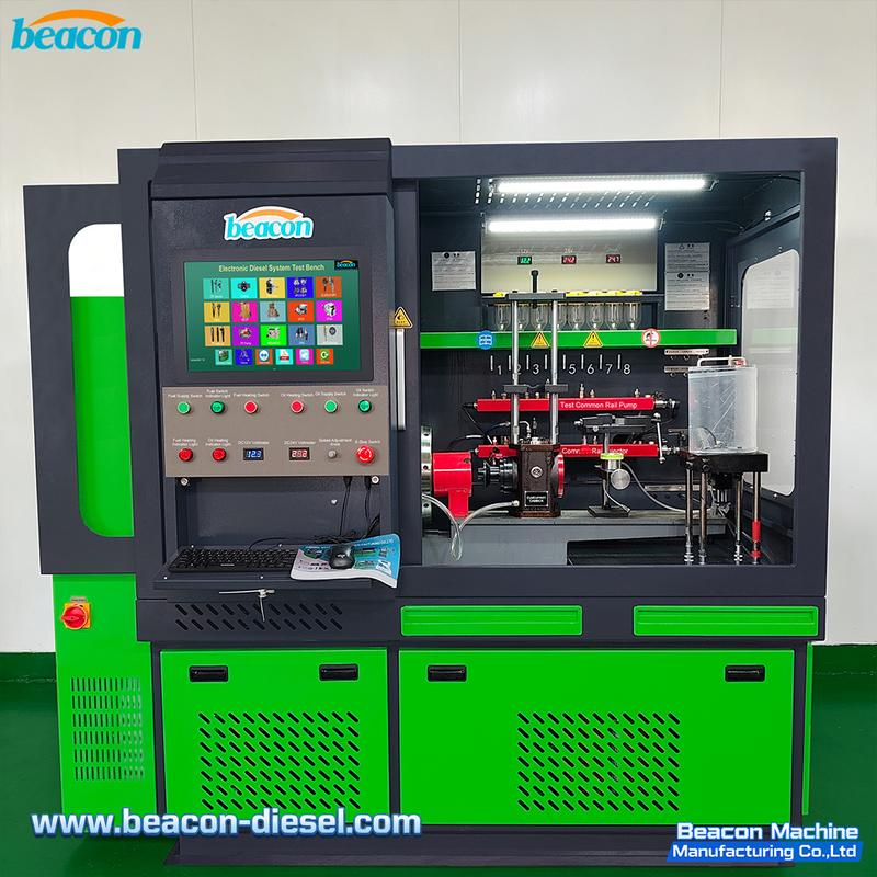 Beacon CR910 green-and-black injector and pump test bench