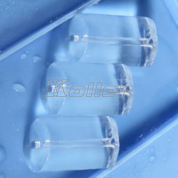 Tube-ice shape example in the TV80 gallery; not a verified sample from the ordered unit.