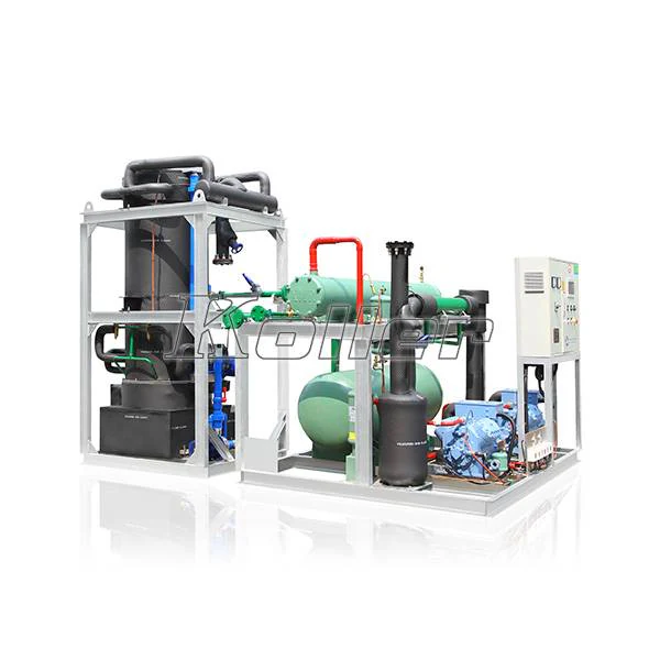 Second TV100 manufacturer gallery view showing the frame and refrigeration assemblies.
