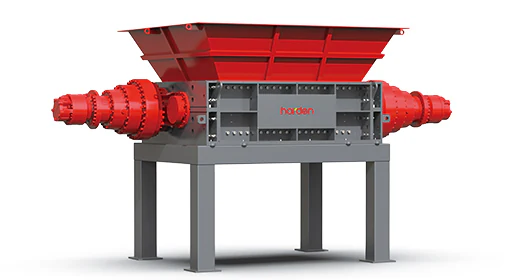 TDH-family angled rendering; confirm the ordered TDH1216 hopper and hydraulic package.