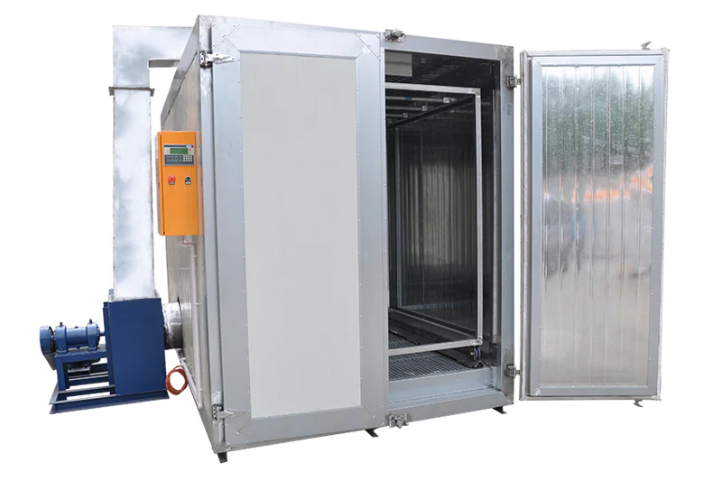 COLO-1645 open-door gallery photograph; confirm supplied rack and trolley capacity.