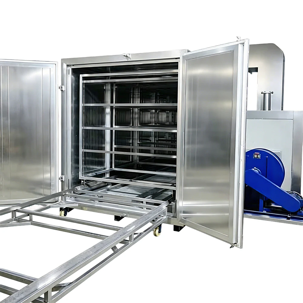 COLO-5219 gallery view with open doors, internal rack and external transfer rails.