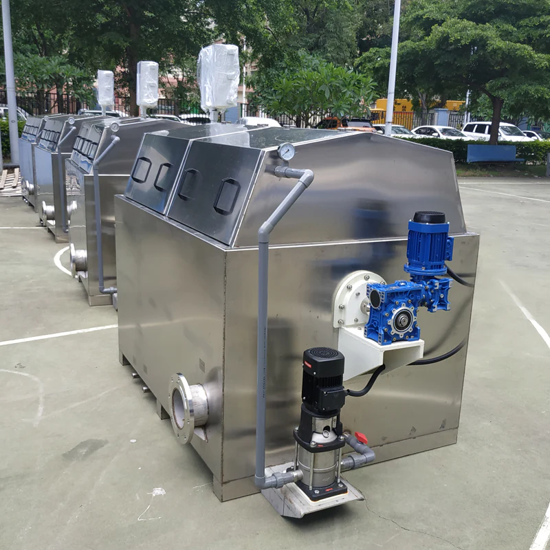 Additional drum-filter product-page illustration; confirm the selected model's fittings.