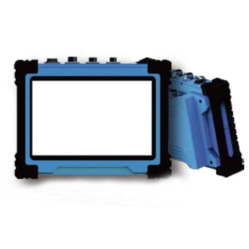 Blue GEOTEM-19Rad receiver and transmitter modules with protective corners